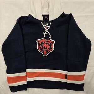 Chicago Bears NFL FOCO Hockey Jersey Hoodie New with Tags Mens XL